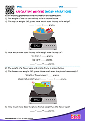 Calculating weights