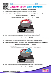 Calculating weights
