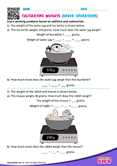Calculating weights