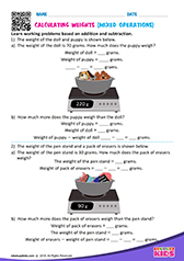 Calculating weights