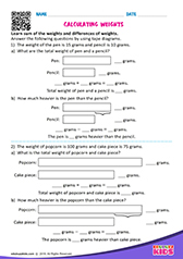 Calculating weights
