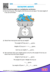 Calculating weights