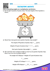 Calculating weights