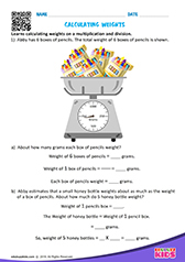 Calculating weights