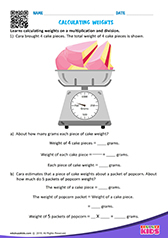 Calculating weights