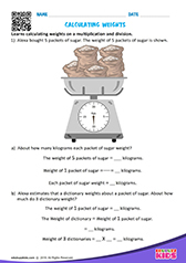 Calculating weights