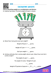 Calculating weights