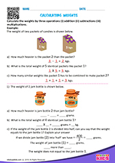 Calculating weights