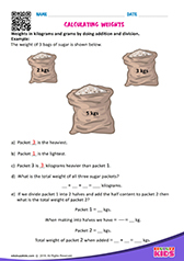 Calculating weights