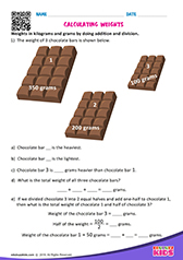 Calculating weights