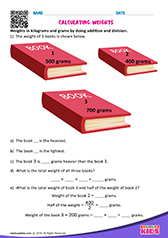 Calculating weights