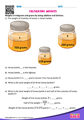 Calculating weights
