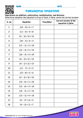Fundamental Operations