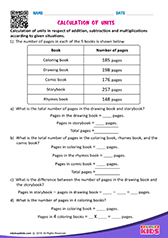 Calculation of units