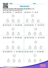 Comparing Numbers with Inequalities