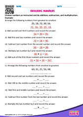 Ordering Numbers