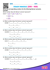 Roman Numerals 300-400