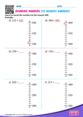 Rounding off Numbers to Nearest 100