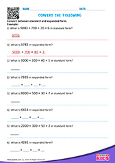 Standard and Expanded Form