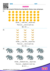 Division by rows and groups