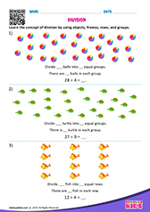 Division by rows and groups