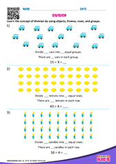 Division by rows and groups