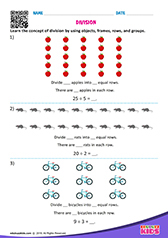 Division by rows and groups
