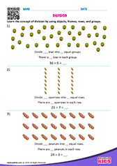 Division by rows and groups