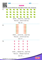 Division by rows and groups