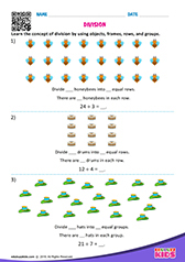 Division by rows and groups