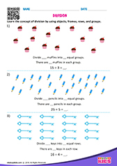 Division by rows and groups