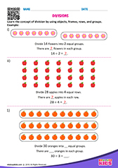 Division by rows and groups