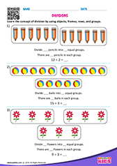 Division by rows and groups