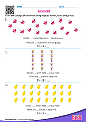 Division by rows and groups