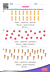 Division by rows and groups