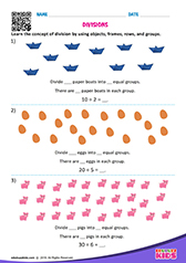 Division by rows and groups