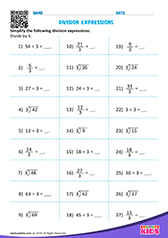 Division expressions
