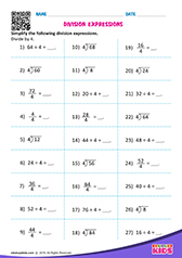Division expressions