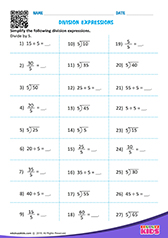 Division expressions