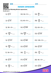 Division expressions