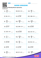 Division expressions