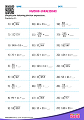 Division expressions
