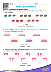 Division word problems