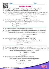 Calculating Weight