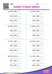 Rounding off numbers to nearest hundreds