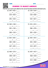 Rounding off numbers to nearest hundreds