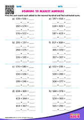 Rounding off numbers to nearest hundreds