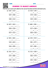 Rounding off numbers to nearest hundreds