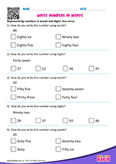 Write Numbers in Words