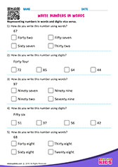 Write Numbers in Words